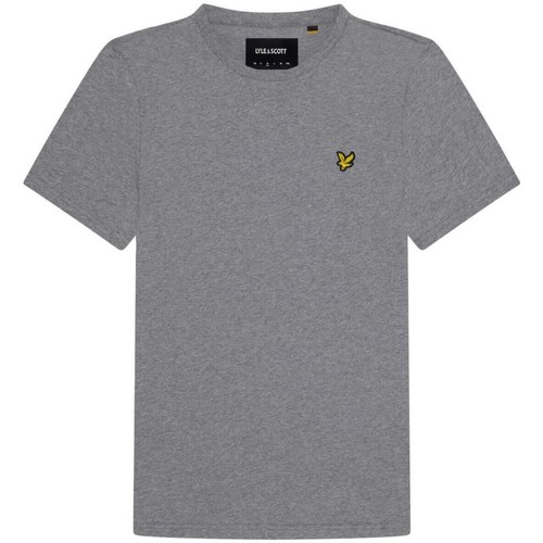 Abbigliamento Uomo T-shirt & Polo Lyle & Scott TS400VOG PLAIN T-SHIRT-T28 MID GREY MARL Grigio