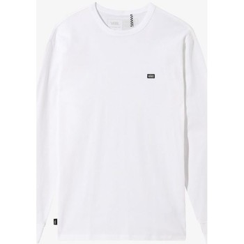 Abbigliamento Uomo T-shirt & Polo Vans VN0A4TURWHT1 MN OFF THE WALL CLASSIC LS-WHITE Bianco