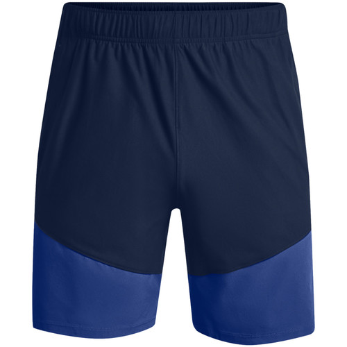 Abbigliamento Uomo Pinocchietto Under Armour Knit Woven Hybrid Shorts Blu