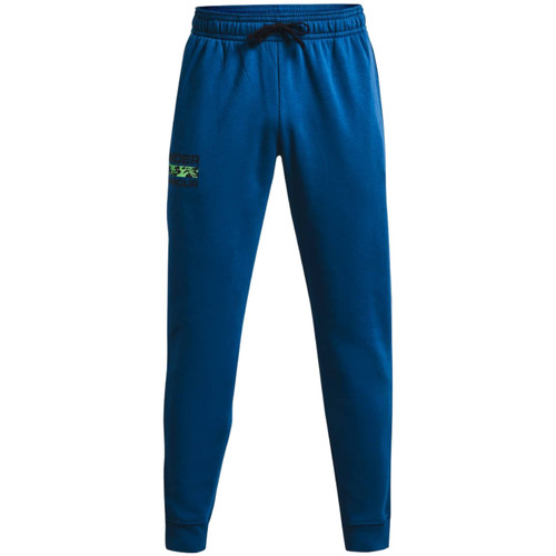 Abbigliamento Uomo Pantaloni da tuta Under Armour Rival Fleece Signature Joggers Blu