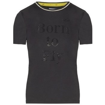 Abbigliamento Donna T-shirt maniche corte Aeronautica Militare TS1918DJ4960101 Nero