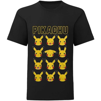 Abbigliamento Unisex bambino T-shirt maniche corte Pokemon  Nero