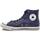 Scarpe Uomo Sneakers alte Converse All Star Hi Formatori Blu