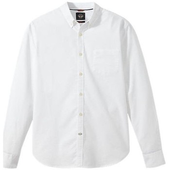 Abbigliamento Uomo Camicie maniche lunghe Dockers 29599 OXFORD BUTTON-UP-0005 WHITE PAPER Bianco