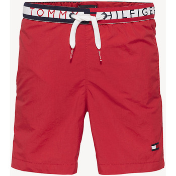 Abbigliamento Bambino Costume / Bermuda da spiaggia Tommy Hilfiger UB0UB00179 MEDIUM WAISTBAND-611 TANGO RED rosso