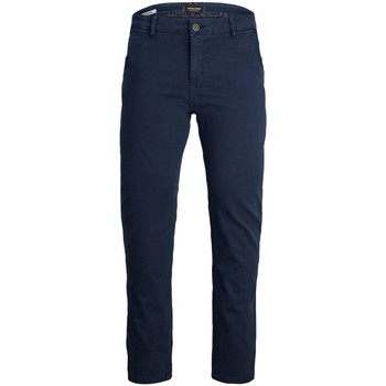 Abbigliamento Uomo Pantaloni Jack & Jones 12184901 MARCO JJFRED-NAVY BLAZER Blu