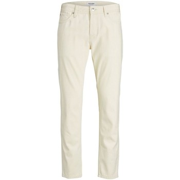 Abbigliamento Uomo Pantaloni Jack & Jones 12193164 FRANK-ECRU Bianco