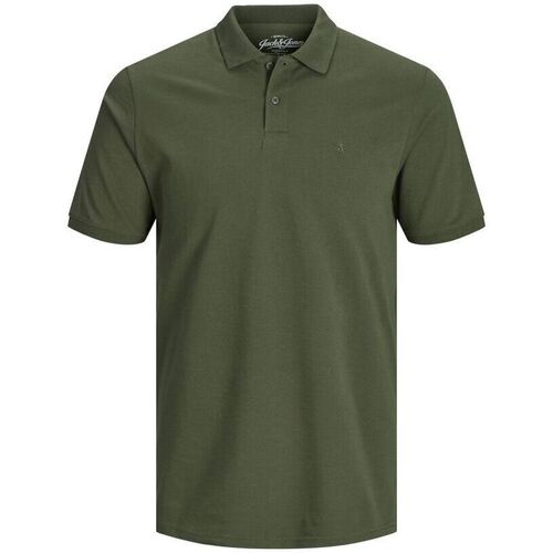 Abbigliamento Uomo T-shirt & Polo Jack & Jones 12136516 BASIC POLO-OLIVE NIGHT Verde