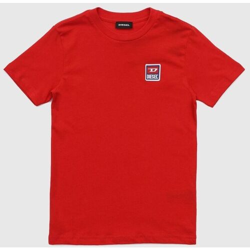 Abbigliamento Unisex bambino T-shirt & Polo Diesel 00J4P7 00YI9 TDIEGODIV-K457 Rosso