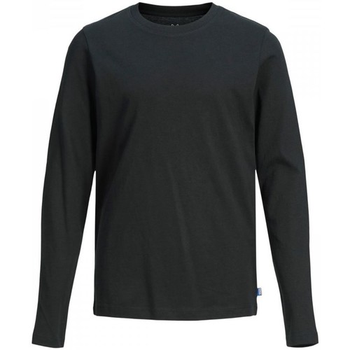 Abbigliamento Bambino T-shirt & Polo Jack & Jones 12197050 ORGANIC TEE-BLACK Nero