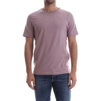 Abbigliamento Uomo T-shirt & Polo Jack & Jones 12133019 HENRY STRIPE-TOADSTOOL Rosa