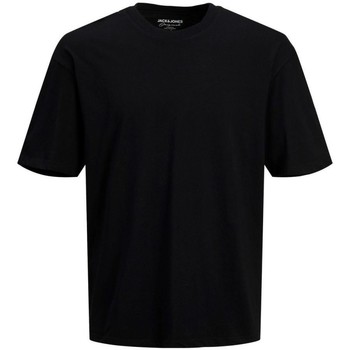 Abbigliamento Uomo T-shirt & Polo Jack & Jones 12185628 BRINK TEE-BLACK Nero
