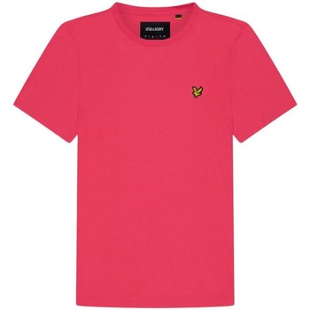 Abbigliamento Uomo T-shirt & Polo Lyle & Scott TS400V PLAIN T-SHIRT-Z91 GERANIUM PINK Rosa