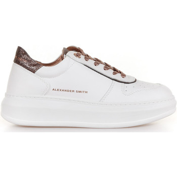 Scarpe Donna Sneakers Alexander Smith Sneaker Cambridge in pelle Bianco