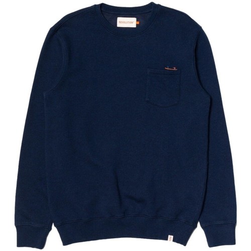 Abbigliamento Uomo Felpe Revolution Sweatshirt 2678 Seasonal Can - Navy Mel Blu
