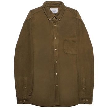 Abbigliamento Uomo Camicie maniche lunghe Portuguese Flannel Lobo Shirt - Olive Verde