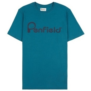 Abbigliamento Uomo T-shirt maniche corte Penfield T-shirt  Bear chest print Blu