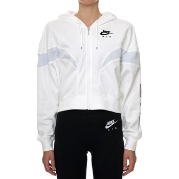 Abbigliamento Donna Felpe Nike W NSW AIR FLC GX FZ HOODIE Bianco
