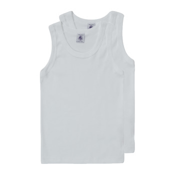 Abbigliamento Bambino Top / T-shirt senza maniche Petit Bateau NATHAN Bianco