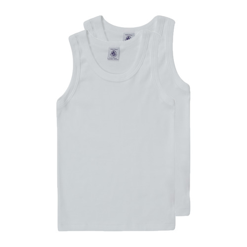 Abbigliamento Bambino Top / T-shirt senza maniche Petit Bateau MIKA Bianco