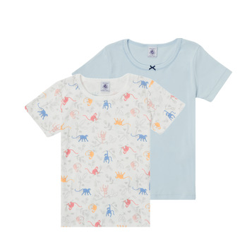 Abbigliamento Bambina T-shirt maniche corte Petit Bateau  Multicolore
