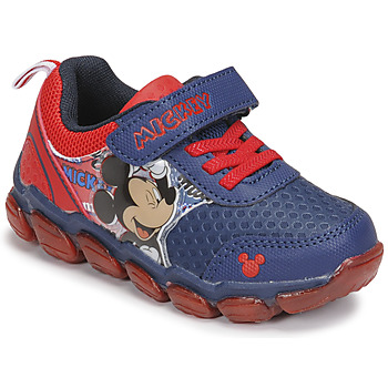 Scarpe Bambino Sneakers basse Disney MICKEY Blu / Rosso