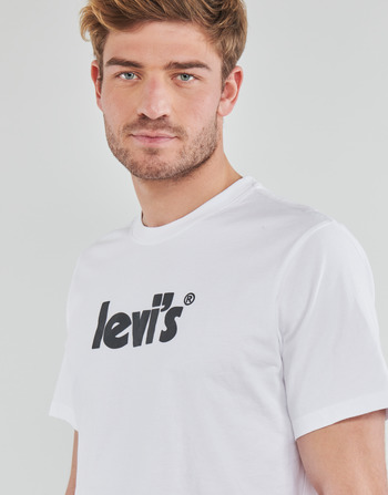 Levi's SS RELAXED FIT TEE Poster / Logo / White