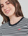Abbigliamento Donna T-shirt maniche corte Levi's PERFECT TEE Bianco antico / Stripe / Caviar