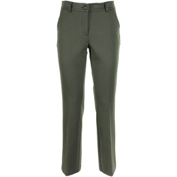Abbigliamento Donna Pantaloni Vicario 5 Pantalone a zampa Pervinca Verde