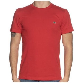 Abbigliamento Uomo T-shirt & Polo Lacoste T-Shirt Uomo TH2038 con monogramma Rosso