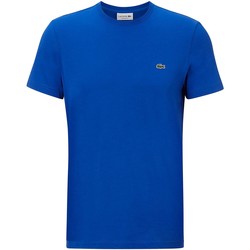 Abbigliamento Uomo T-shirt maniche corte Lacoste T-Shirt Uomo TH2038 con monogramma Royal