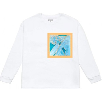 Abbigliamento Donna Jeans Ko Samui Tailors Frail Oversize Sweatshirt Bianco Bianco