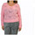 Abbigliamento Donna T-shirt & Polo Dinovo Scollo  V Intarsiato Rosa
