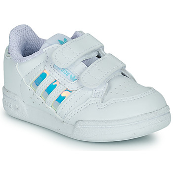 Scarpe Bambina Sneakers basse adidas Originals CONTINENTAL 80 STRI CF I Bianco