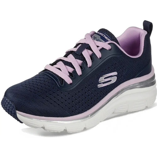 Scarpe Donna Sneakers Skechers Fashion Fit - Makes Moves Blu
