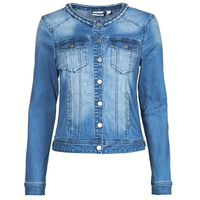 Abbigliamento Donna Giacche in jeans Vila VISASHI Blu / Medium