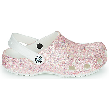 Crocs Classic Glitter Clog K Bianco / Rosa