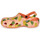 Scarpe Donna Zoccoli Crocs Classic Retro Resort Clog Rosa / Giallo