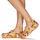 Scarpe Donna Zoccoli Crocs Classic Retro Resort Clog Rosa / Giallo