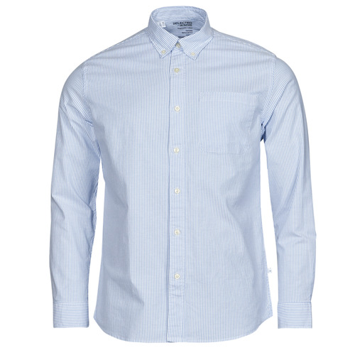 Abbigliamento Uomo Camicie maniche lunghe Selected SLHREGRICK Blu