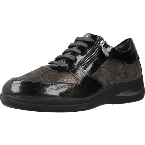 Scarpe Donna Sneakers Stonefly AURORA 13 S.PATENT Grigio