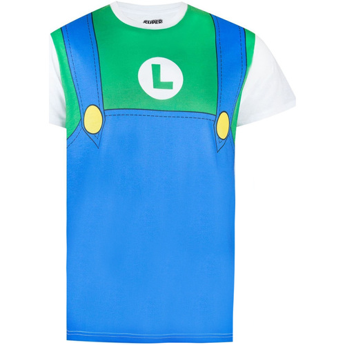 Abbigliamento Uomo T-shirts a maniche lunghe Super Mario NS5227 Verde