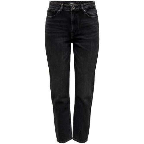 Abbigliamento Donna Jeans Only 15235780 EMILY-BLACK DENIM Nero