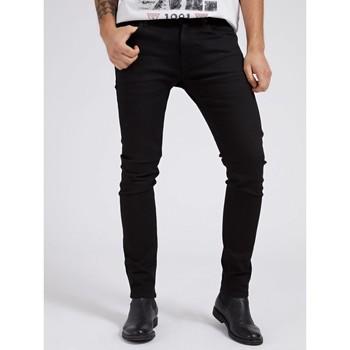 Abbigliamento Uomo Jeans Guess M1YA27 D4F53 - CHRIS-1CRB CARRY BLACK Nero