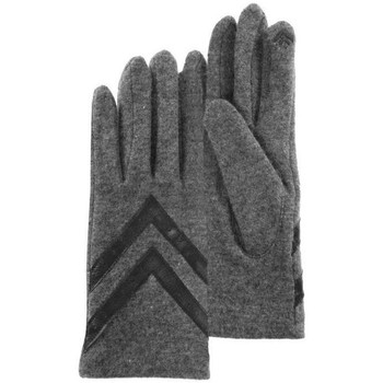 Accessori Donna Guanti Isotoner gants tactile femme laine gris chiné 85229 Grigio