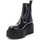 Scarpe Donna Stivaletti Kobra scarpe 5020 Chelsea Boot Tronchetto Donna Nero