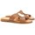 Scarpe Donna Pantofole Mosaic CIABATTA P1462 BORCHIE Cuoio
