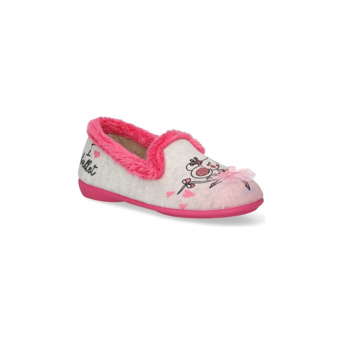 Scarpe Bambina Pantofole Vulca-bicha 58646 Grigio