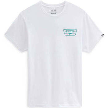 Abbigliamento Uomo T-shirt & Polo Vans T-Shirt  Full Patch Back SS White-Porcelain Green Bianco