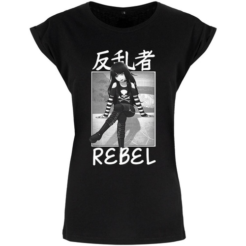 Abbigliamento Donna T-shirts a maniche lunghe Tokyo Spirit Rebel Nero